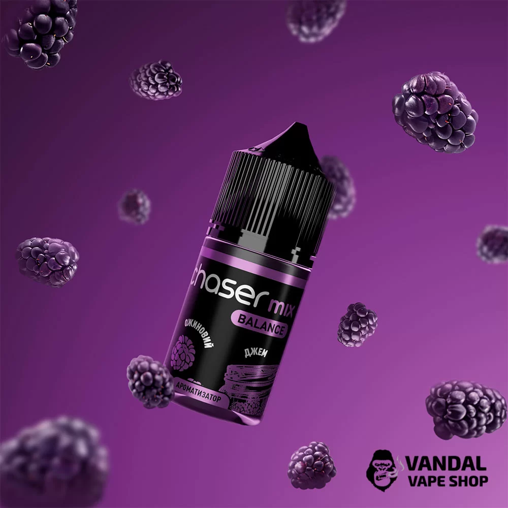 Набор для самозамеса Chaser Mix 30 мл 50 мг со вкусом джема из ежевики Набор для самозамеса Chaser Mix 30 мл 50 мг со вкусом джема из ежевики