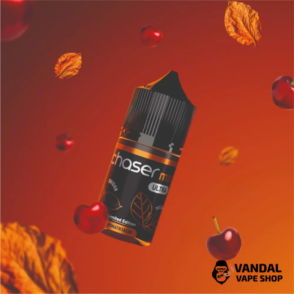 Набор для самозамеса Chaser Mix 30 мл 65 мг со вкусом вишни с табаком Набор для самозамеса Chaser Mix 30 мл 65 мг со вкусом вишни с табаком