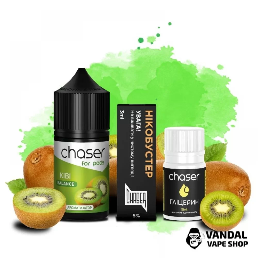 Набор для самозамеса Chaser ForPods 30 мл 65 мг со вкусом киви