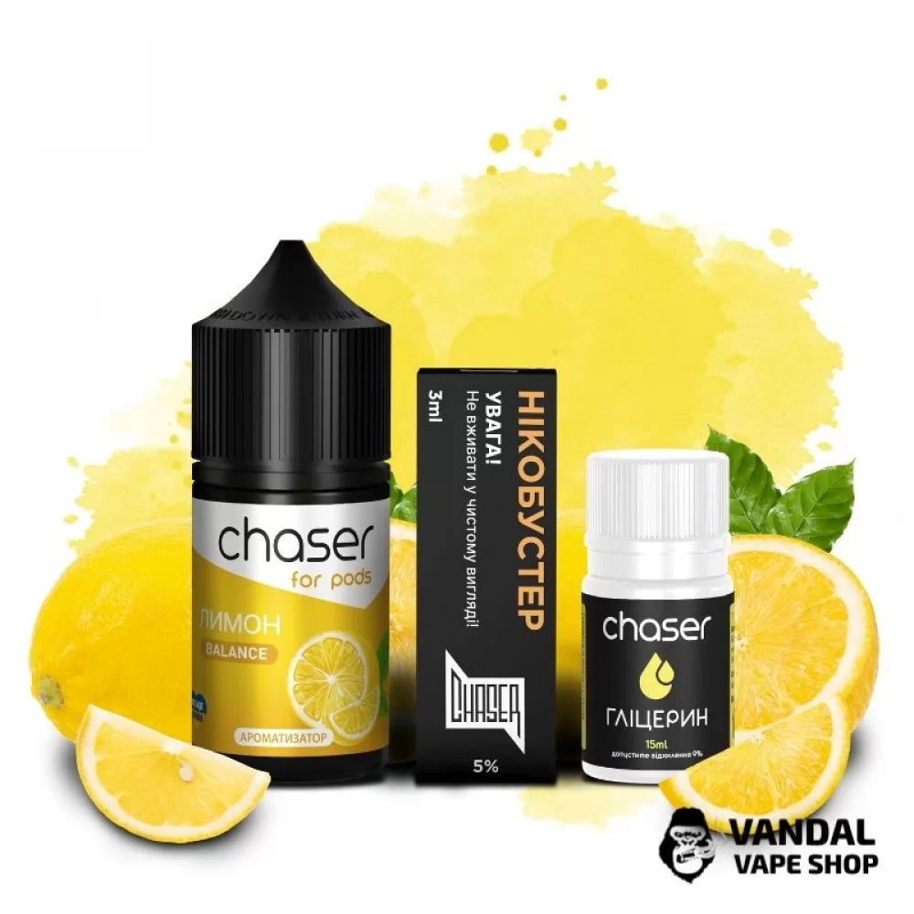 Набор для самозамеса Chaser ForPods 30 мл 50 мг со вкусом лимона