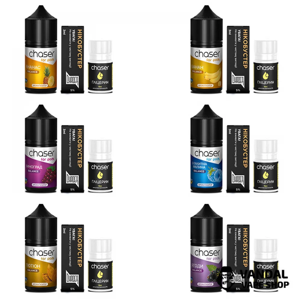 Набор для самозамеса Chaser ForPods 30 мл Набор для самозамеса Chaser ForPods 30 мл