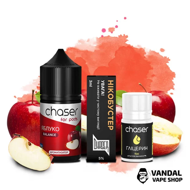 Набор для самозамеса Chaser ForPods 30 мл 50 мг со вкусом яблука