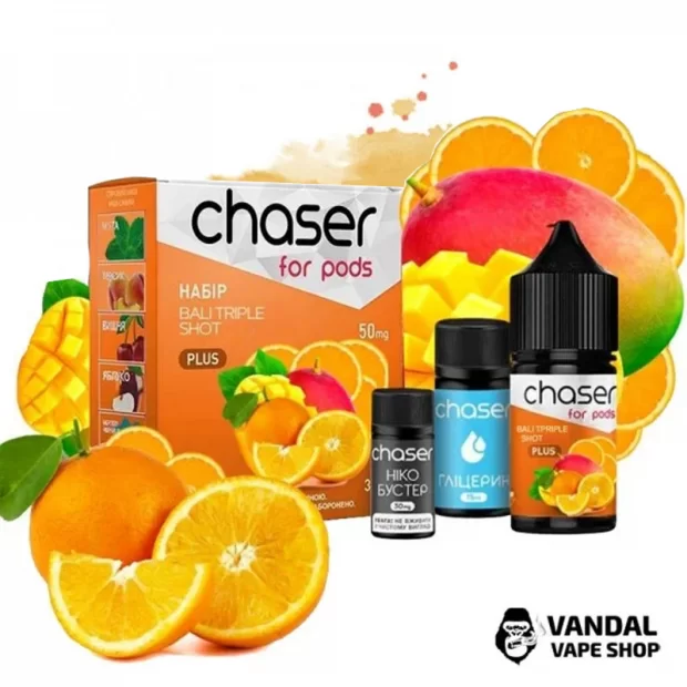 Набор для самозамеса Chaser ForPods 30 мл 50 мг со вкусом апельсина и манго