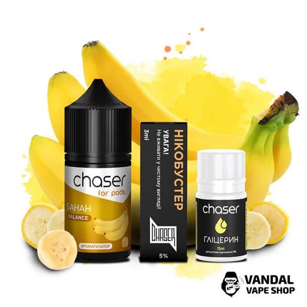 Набір для самозамісу Chaser ForPods 30 мл 65 мг зі смаком банана