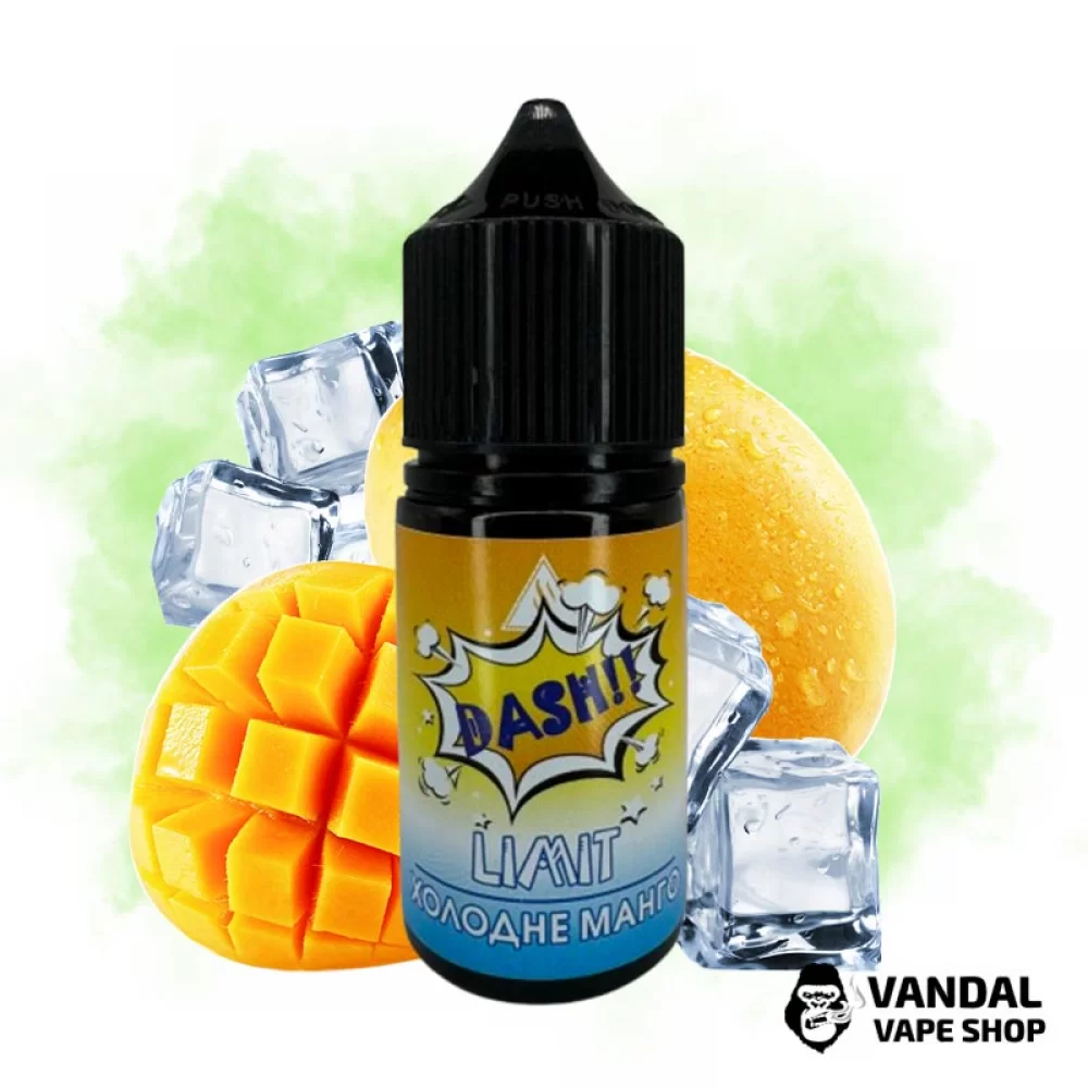 Набор для самозамеса Dash Limit 30 мл 65 мг со вкусом манго с холодком Набор для самозамеса Dash Limit 30 мл 65 мг со вкусом манго с холодком