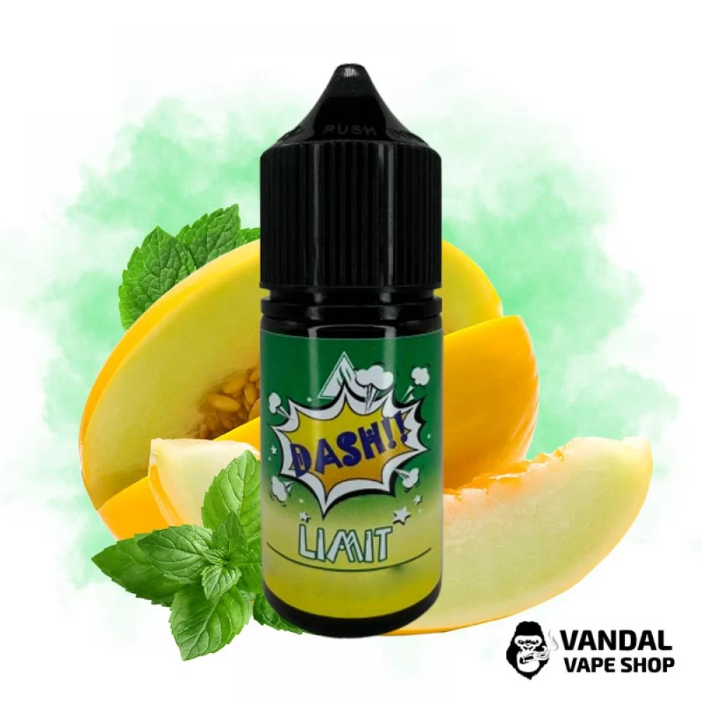 Набор для самозамеса Dash Limit 30 мл 50 мг со вкусом дыни и ментола Набор для самозамеса Dash Limit 30 мл 50 мг со вкусом дыни и ментола