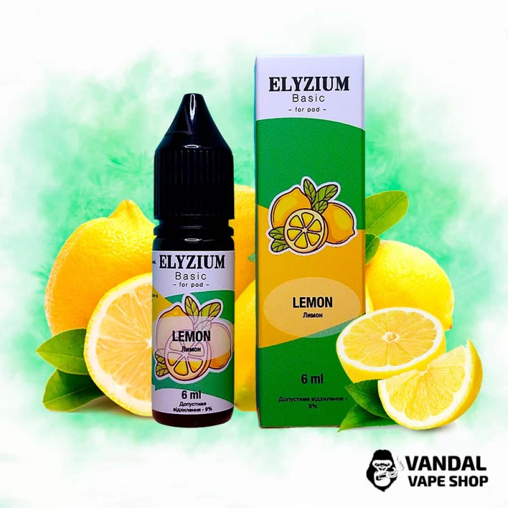 Набор для самозамеса Elyzium 15 мл 50 мг - со вкусом свежего лимона Набор для самозамеса Elyzium 15 мл 50 мг - со вкусом свежего лимона