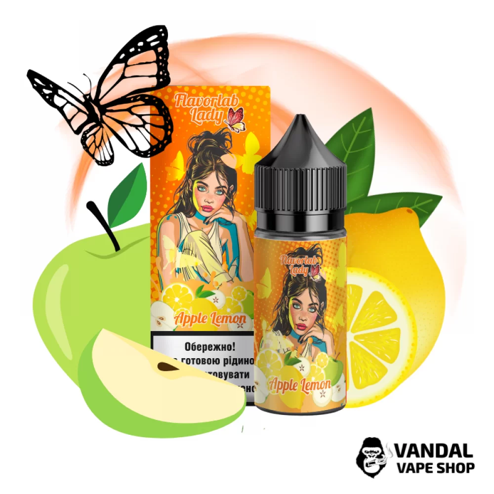 Набор для самозамеса Flavorlab Lady 30 мл со вкусом яблока и лимона