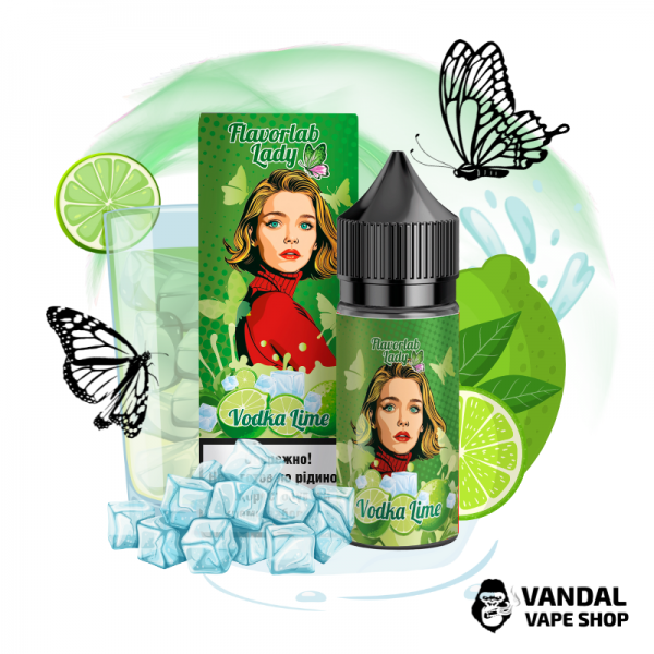 Набір для самозамісу Flavorlab Lady 30 мл зі смаком горілки та лайму