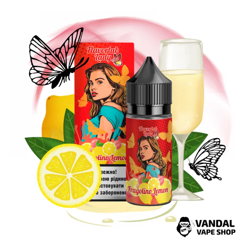 Набір для самозамісу Flavorlab Lady 30 мл зі смаком лимонного фраголіно