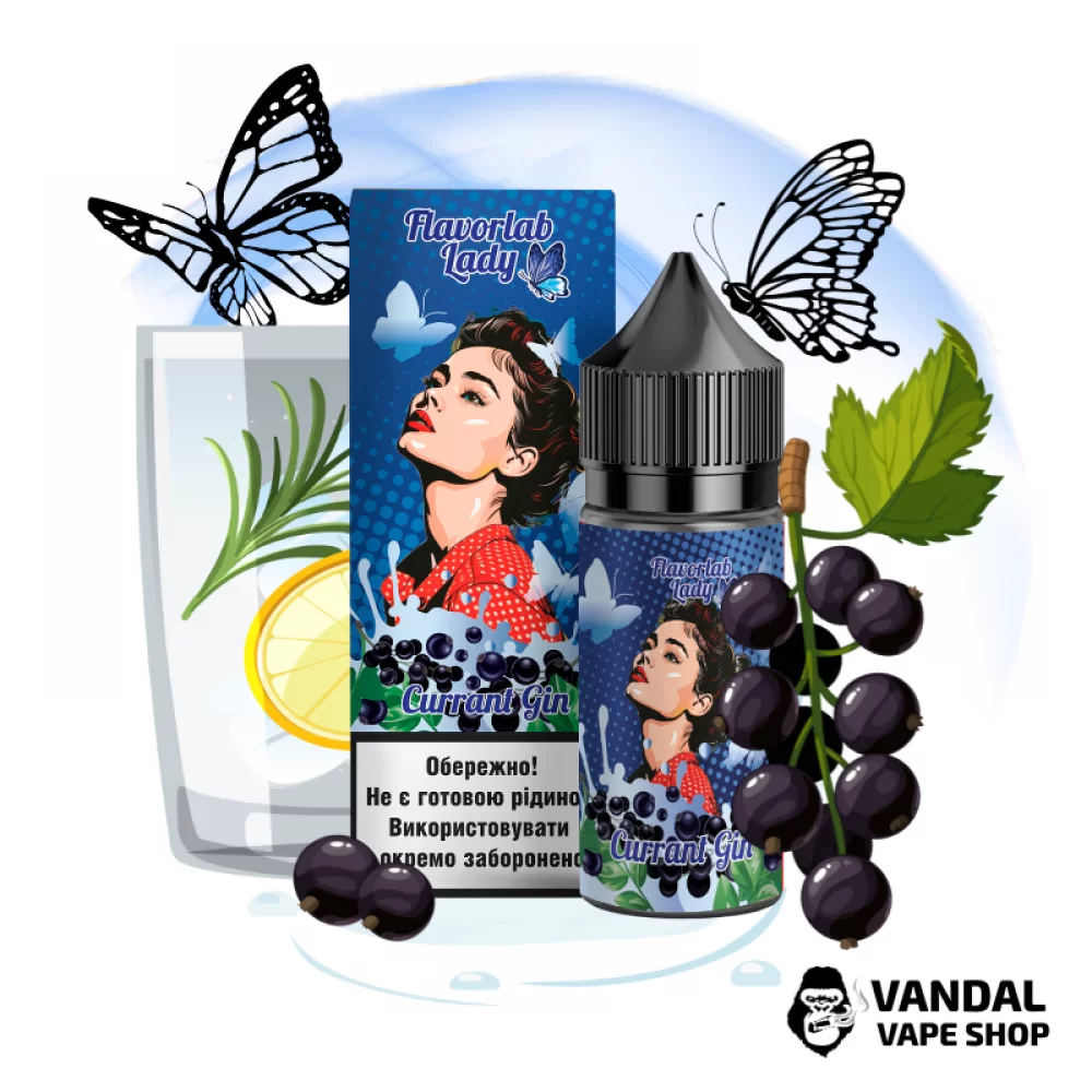 Набор для самозамеса Flavorlab Lady 30 мл со вкусом смородинового джина
