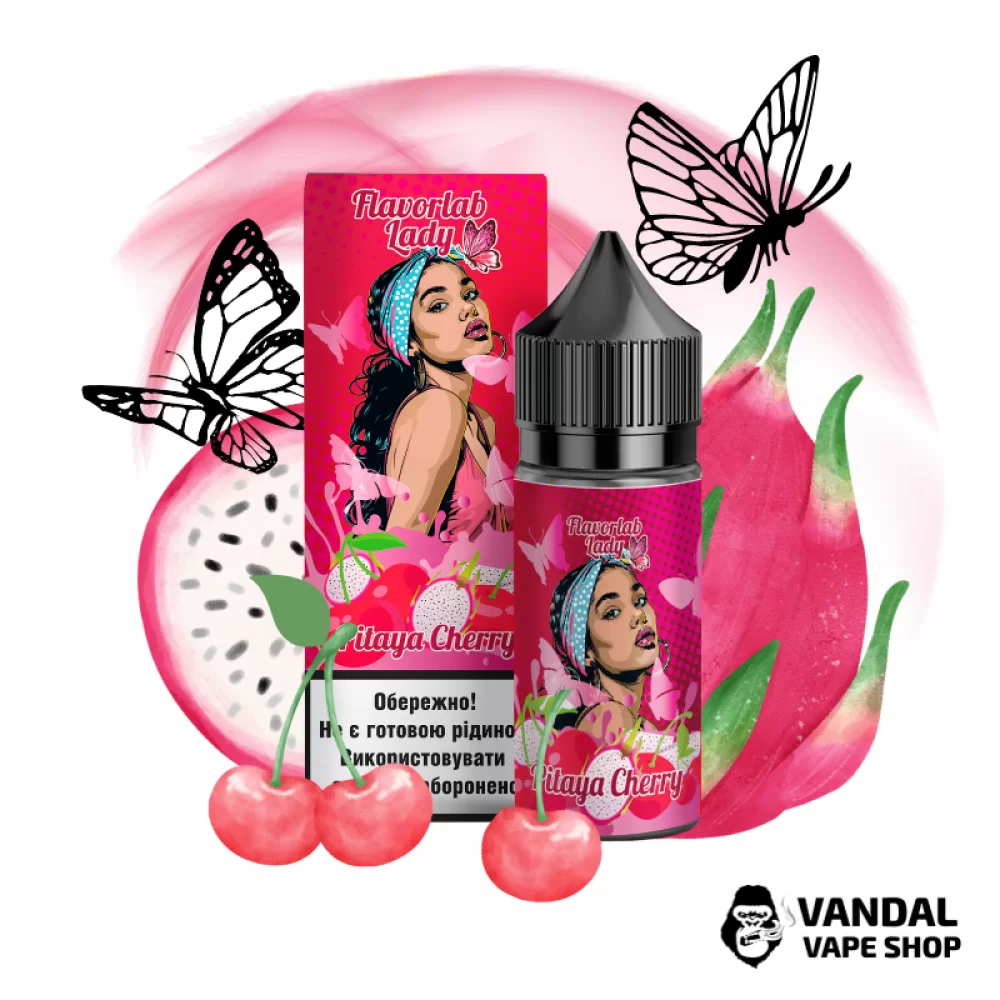 Набір для самозамісу Flavorlab Lady 30 мл зі смаком вишні та пітаї