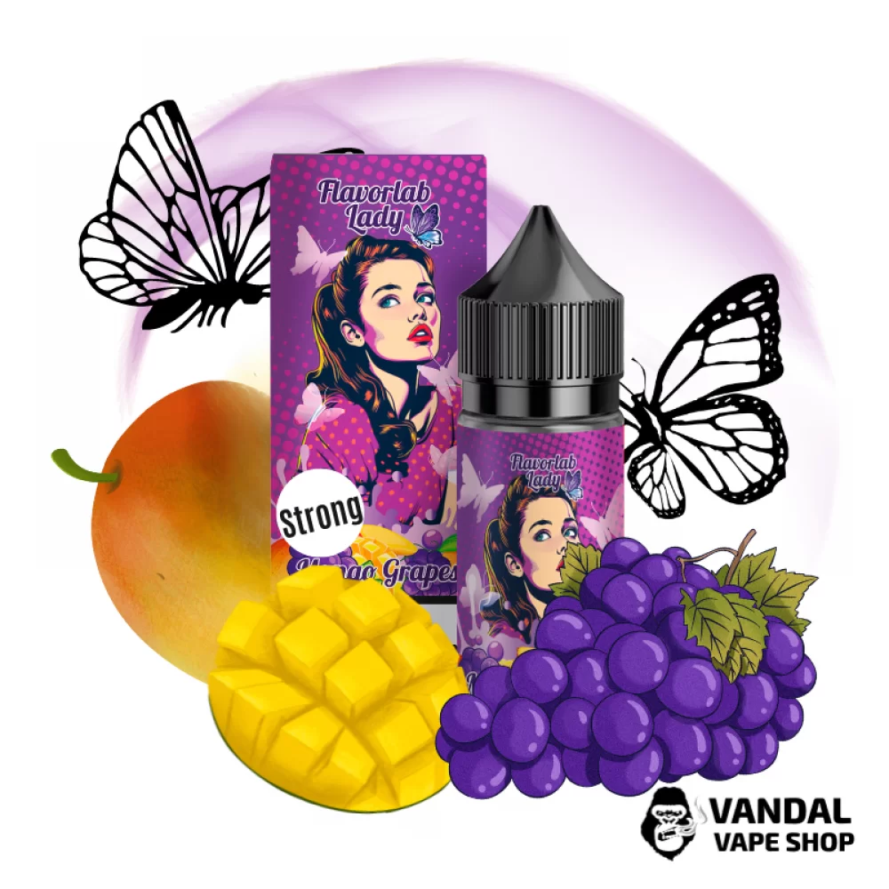 Набор для самозамеса Flavorlab Lady Strong 30 мл со вкусом манго и винограда