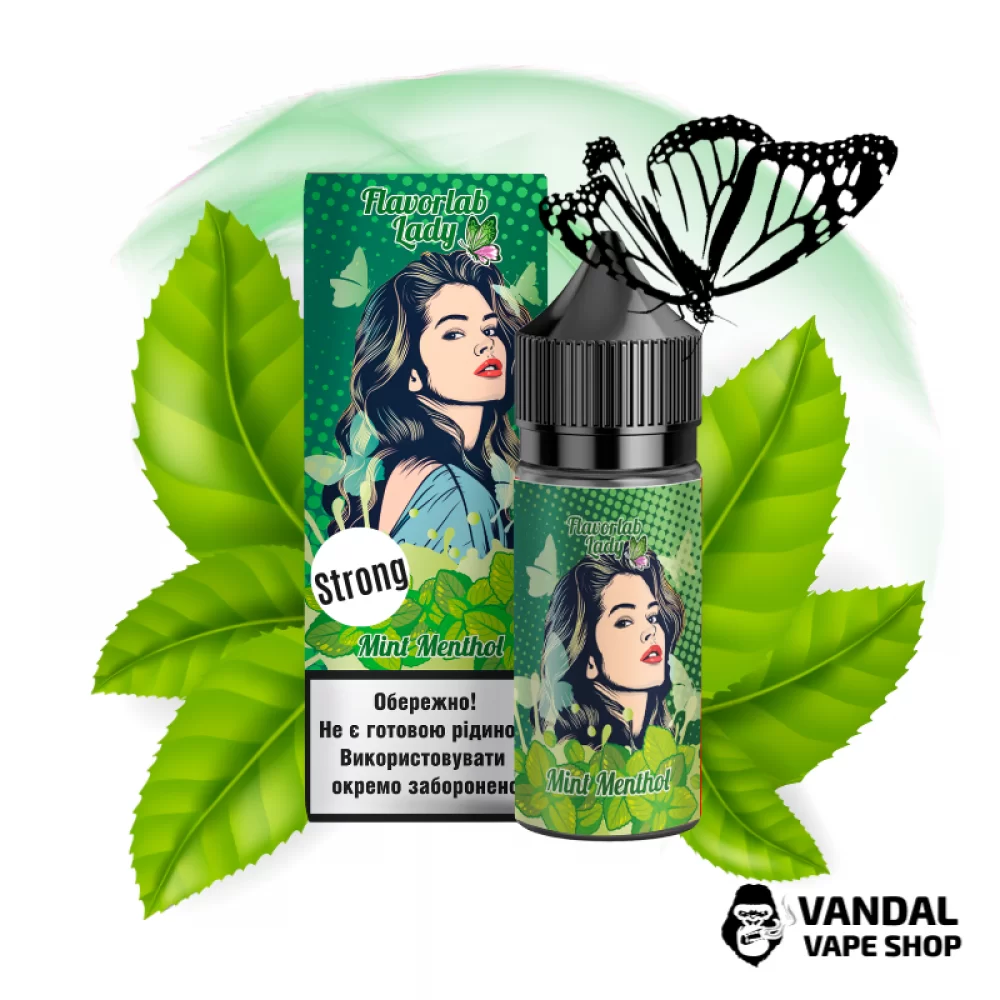 Набір для самозамісу Flavorlab Lady Strong 30 мл зі смаком м'яти та ментолу