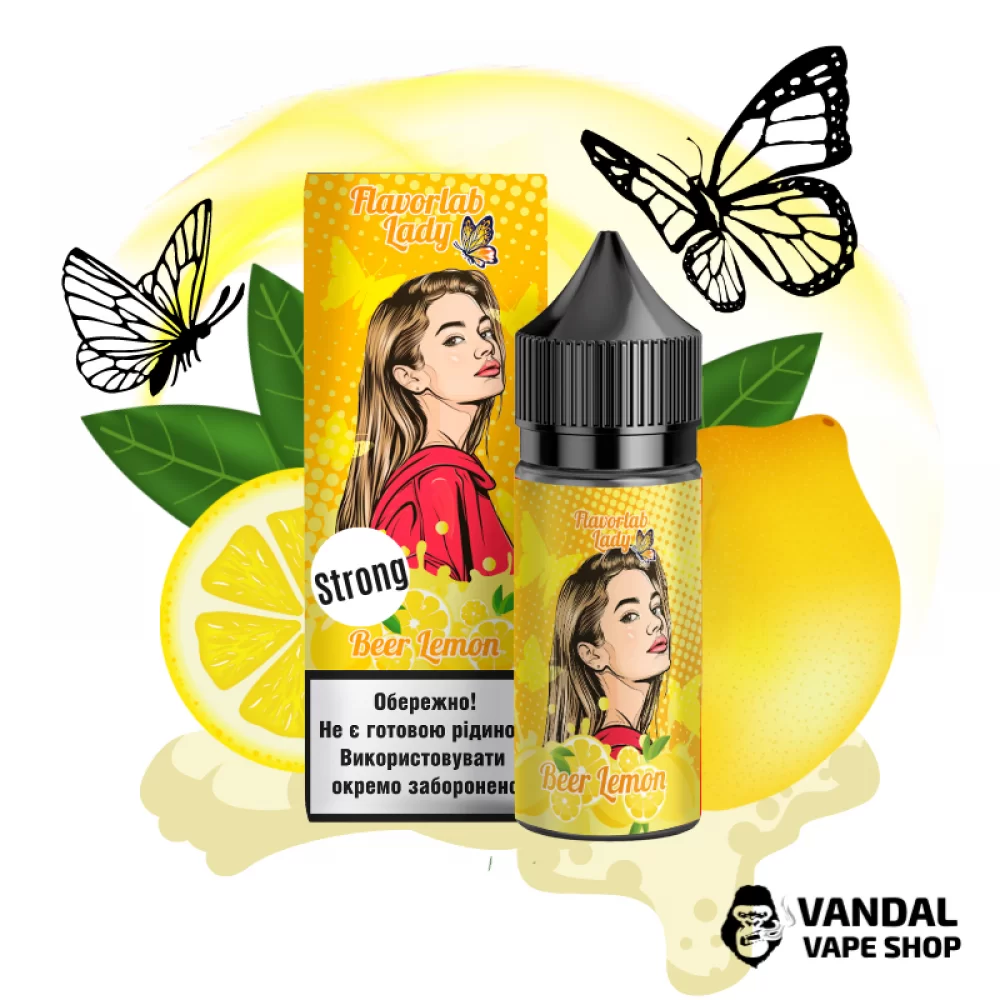 Набор для самозамеса Flavorlab Lady Strong 30 мл со вкусом пива с лимоном