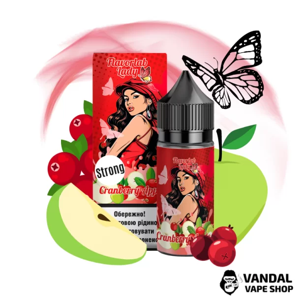 Набор для самозамеса Flavorlab Lady Strong 30 мл со вкусом яблока и клюквы