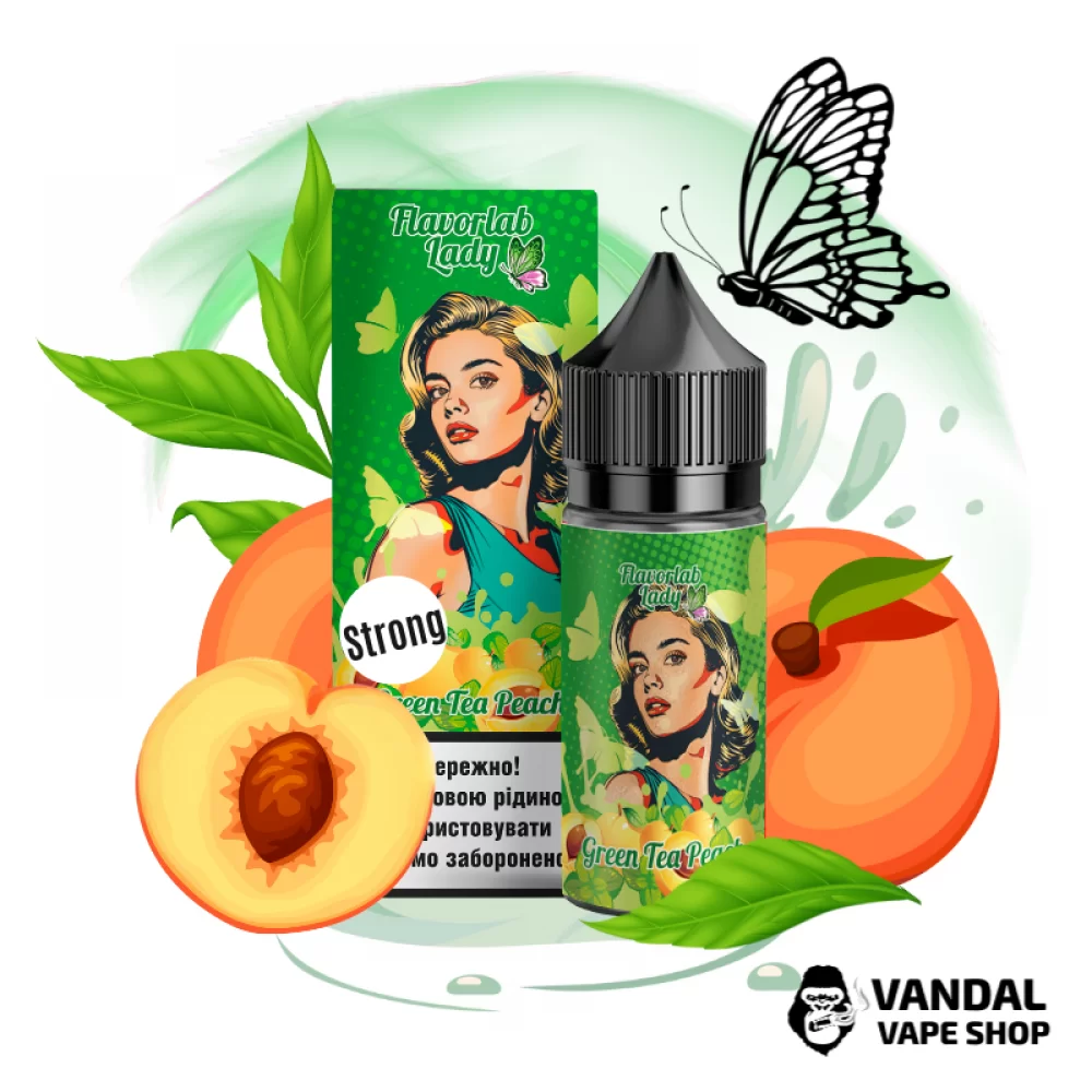 Набір для самозамісу Flavorlab Lady Strong 30 мл зі смаком зелений персиковий чай