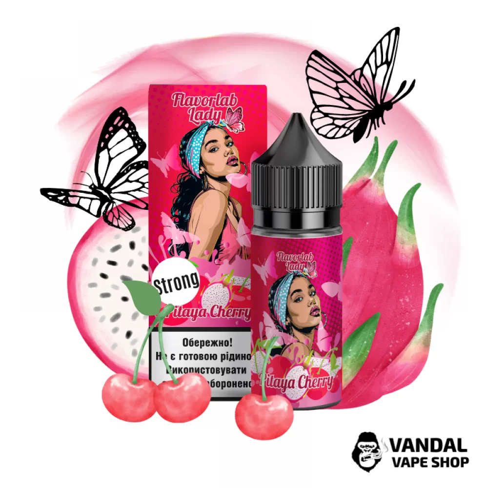 Набір для самозамісу Flavorlab Lady Strong 30 мл зі смаком вишні та пітаї