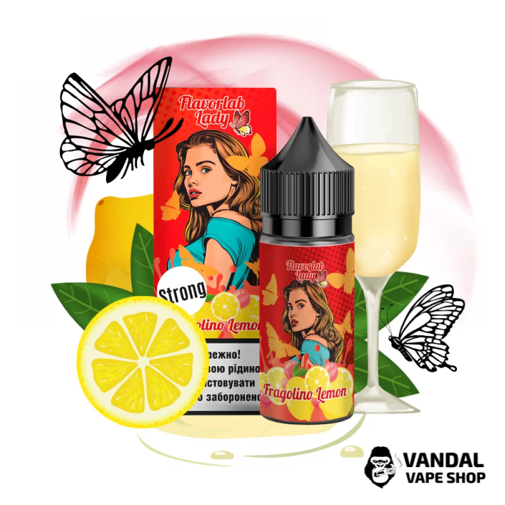 Набір для самозамісу Flavorlab Lady Strong 30 мл зі смаком лимонного фраголіно