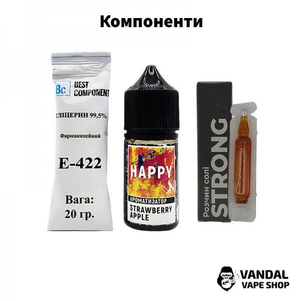 Набір для самозамісу HAPPY 30 мл 25 мг зі смаком лимону і кавуна