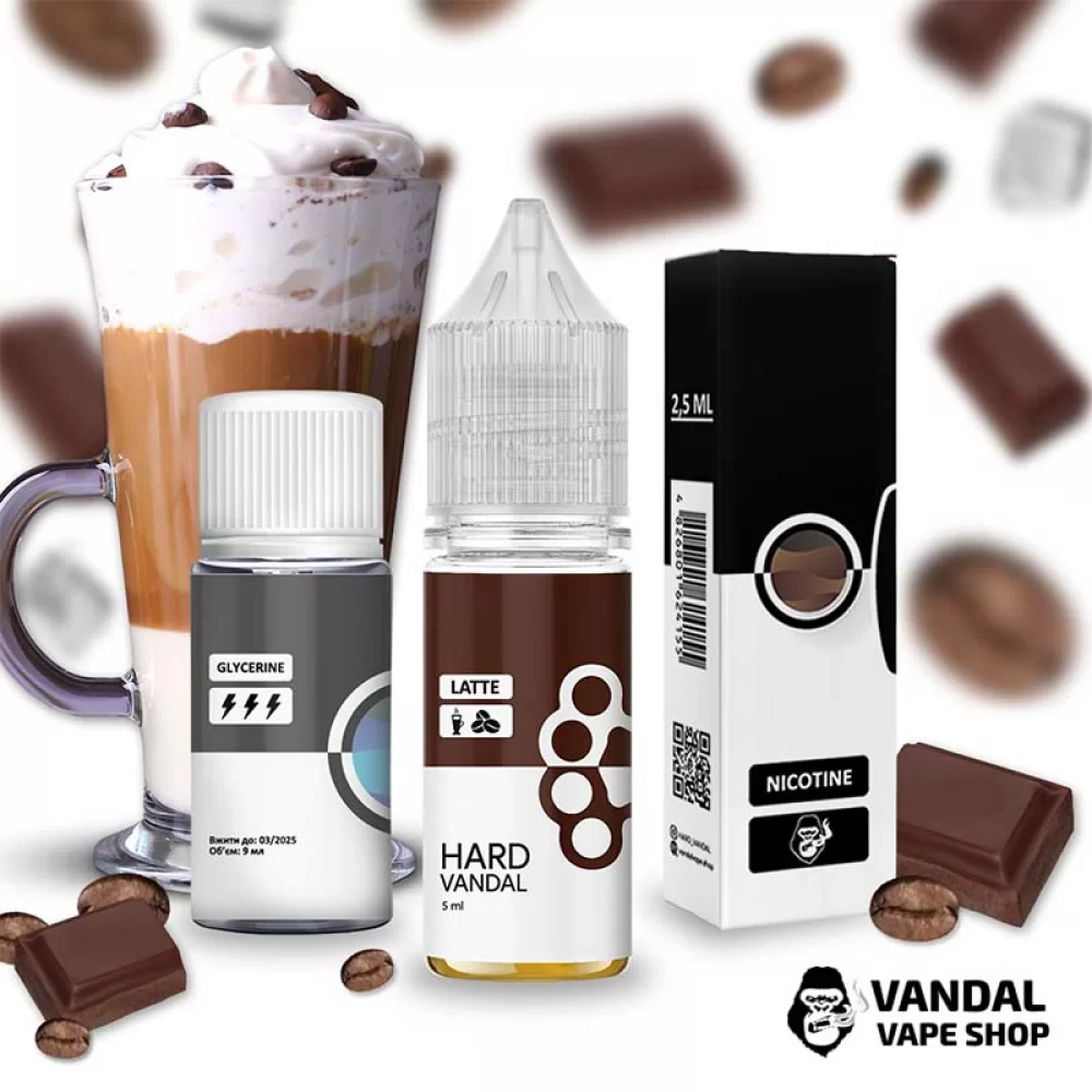 Набір для самозамісу HARD VANDAL 15 мл 65 мг зі смаком латте