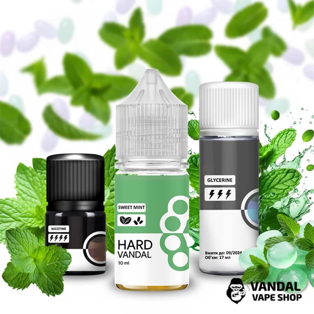 Набір для самозамісу HARD VANDAL 30 мл 65 мг зі смаком м'яти