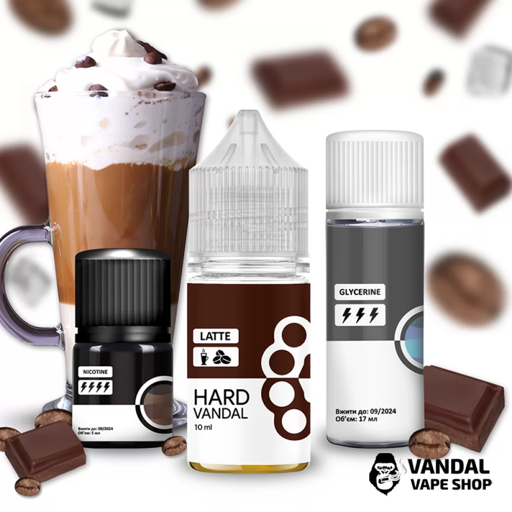 Набор для самозамеса HARD VANDAL 30 мл 65 мг со вкусом латте
