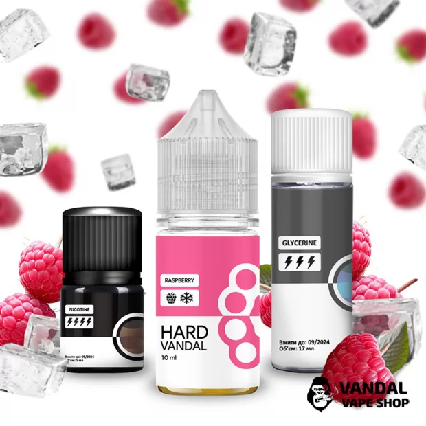 Набор для самозамеса HARD VANDAL 30 мл 65 мг со вкусом малины с холодком