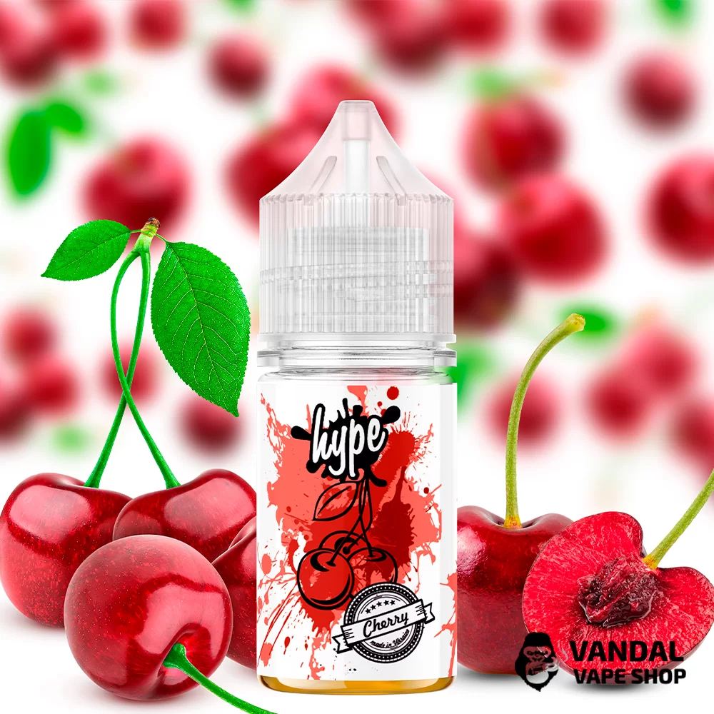 ЖИДКОСТЬ hype - Cherry 30 мл 25 мг НА СОЛЕВОМ НИКОТИНЕ СО ВКУСОМ вишни ЖИДКОСТЬ hype - Cherry 30 мл 25 мг НА СОЛЕВОМ НИКОТИНЕ СО ВКУСОМ вишни