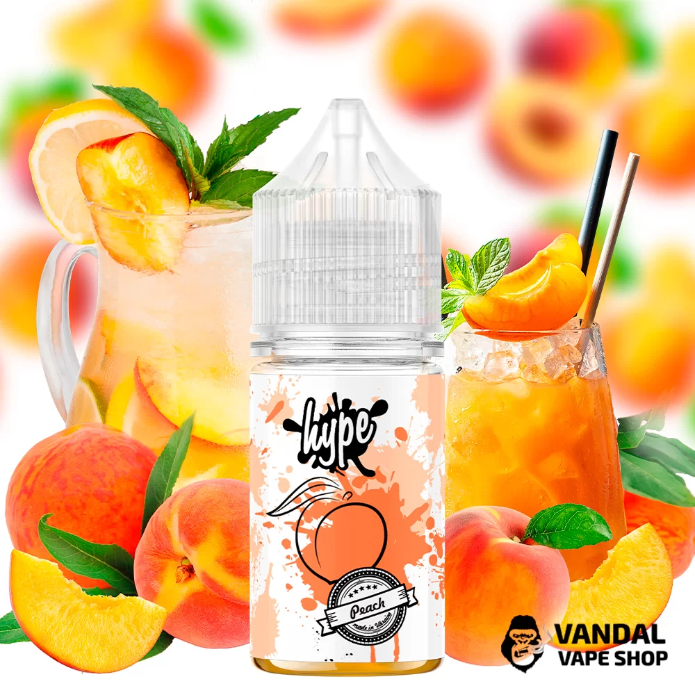 ЖИДКОСТЬ hype - Peach 30 мл 50 мг НА СОЛЕВОМ НИКОТИНЕ СО ВКУСОМ ПЕРСИКа ЖИДКОСТЬ hype - Peach 30 мл 50 мг НА СОЛЕВОМ НИКОТИНЕ СО ВКУСОМ ПЕРСИКа