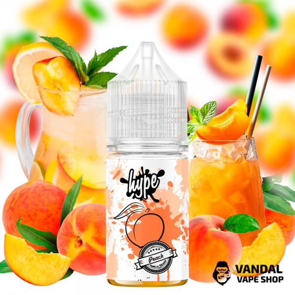 ЖИДКОСТЬ hype - Peach 30 мл 25 мг НА СОЛЕВОМ НИКОТИНЕ СО ВКУСОМ ПЕРСИКа