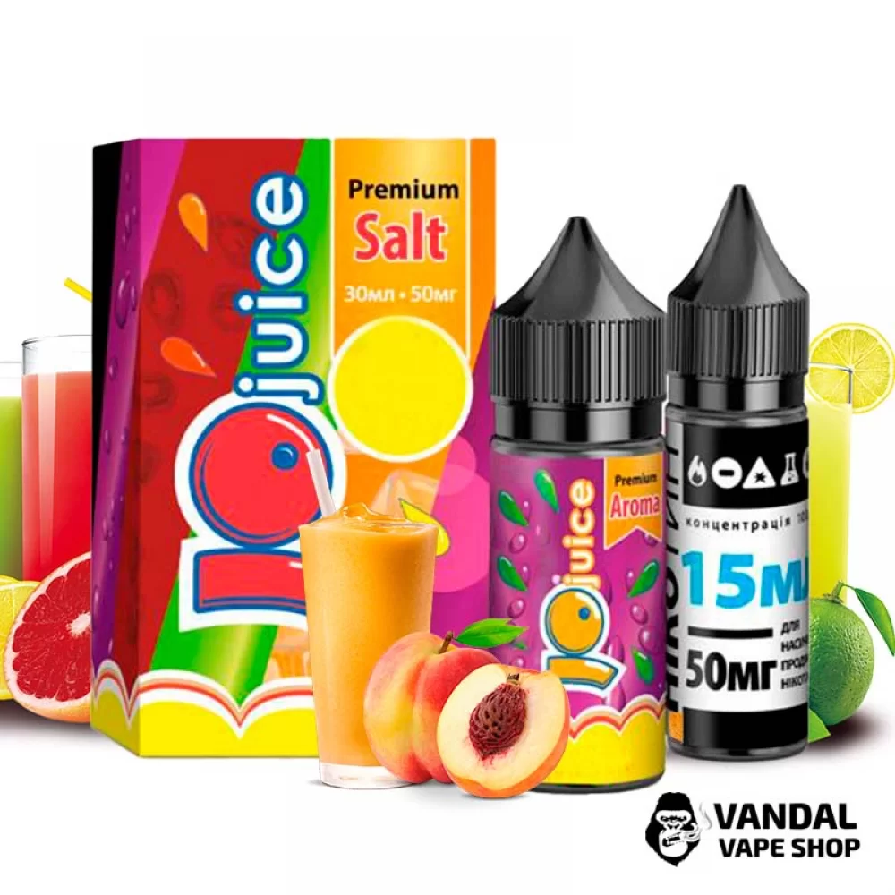 Набор для самозамеса JoJuice Premium Salt 30 мл 65 мг со вкусом фруктового сока Набор для самозамеса JoJuice Premium Salt 30 мл 65 мг со вкусом фруктового сока