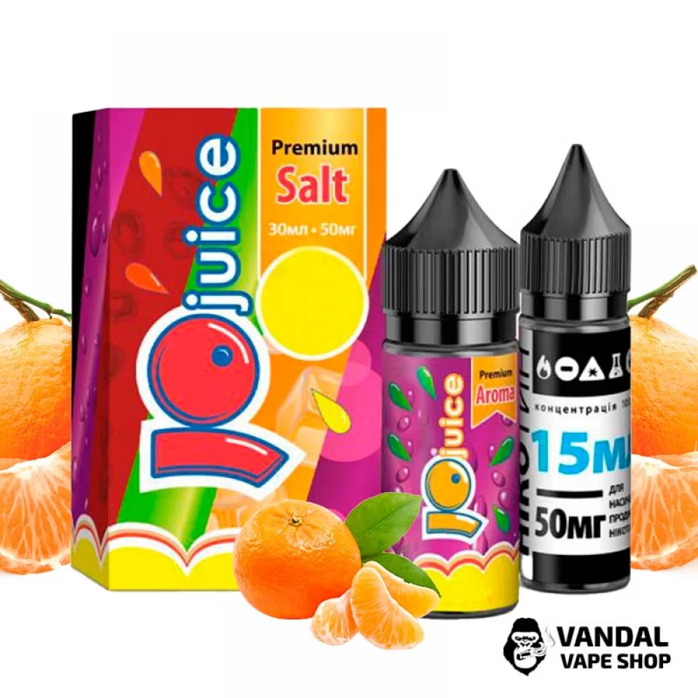 Набор для самозамеса JoJuice Premium Salt 30 мл 65 мг со вкусом мандарина Набор для самозамеса JoJuice Premium Salt 30 мл 65 мг со вкусом мандарина