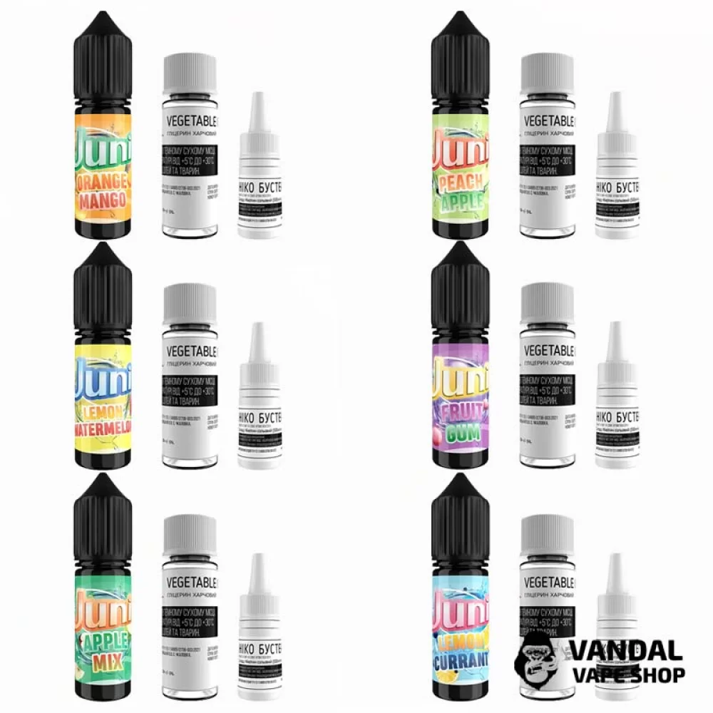 Набор для самозамеса Juni 15 мл Набор для самозамеса Juni 15 мл