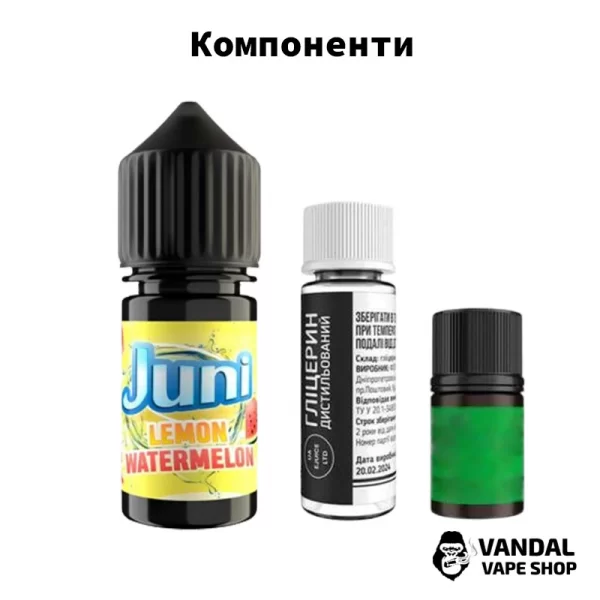 Набір для самозамісу Juni 30 мл 65 мг зі смаком лимона і смородини