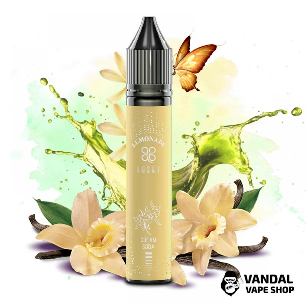 Набір для самозамісу Lucky 30 мл 65 мг м'який, кремовий смак з ванільними нотками, поєднаними кислинкою лимонаду Набір для самозамісу Lucky 30 мл 65 мг м'який, кремовий смак з ванільними нотками, поєднаними кислинкою лимонаду