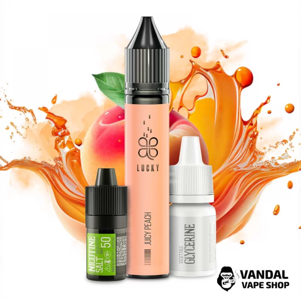 Набір для самозамісу Lucky 30 мл 65 мг зі смаком персикового соку