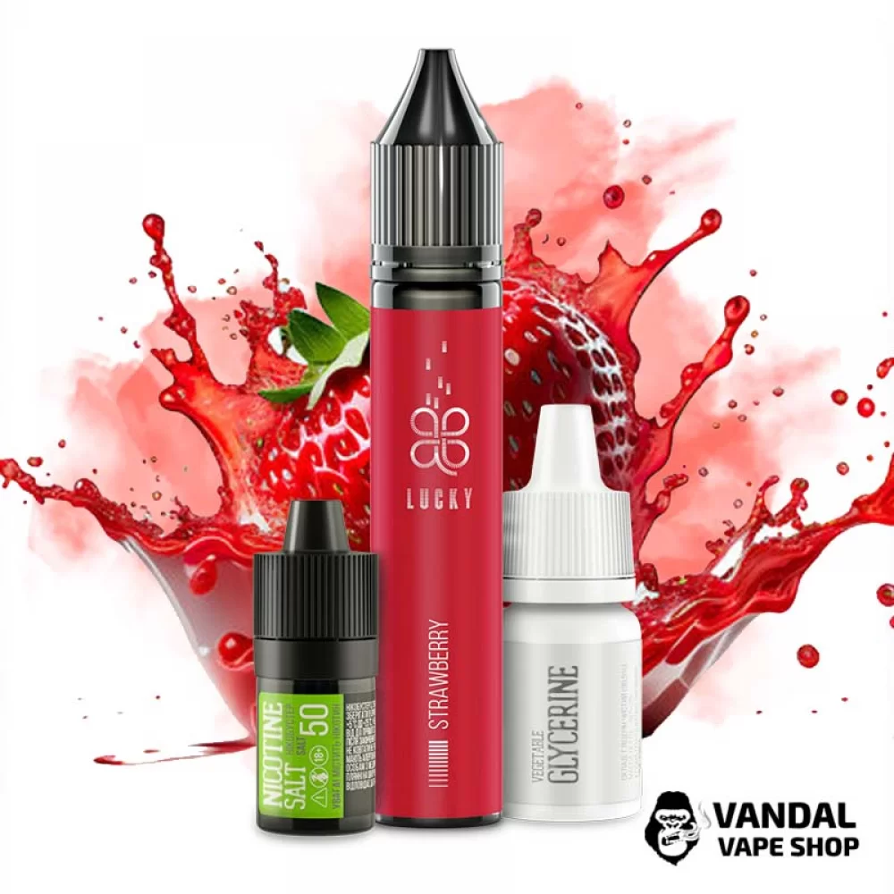 Набір для самозамісу Lucky 30 мл 50 мг зі смаком полуниці
