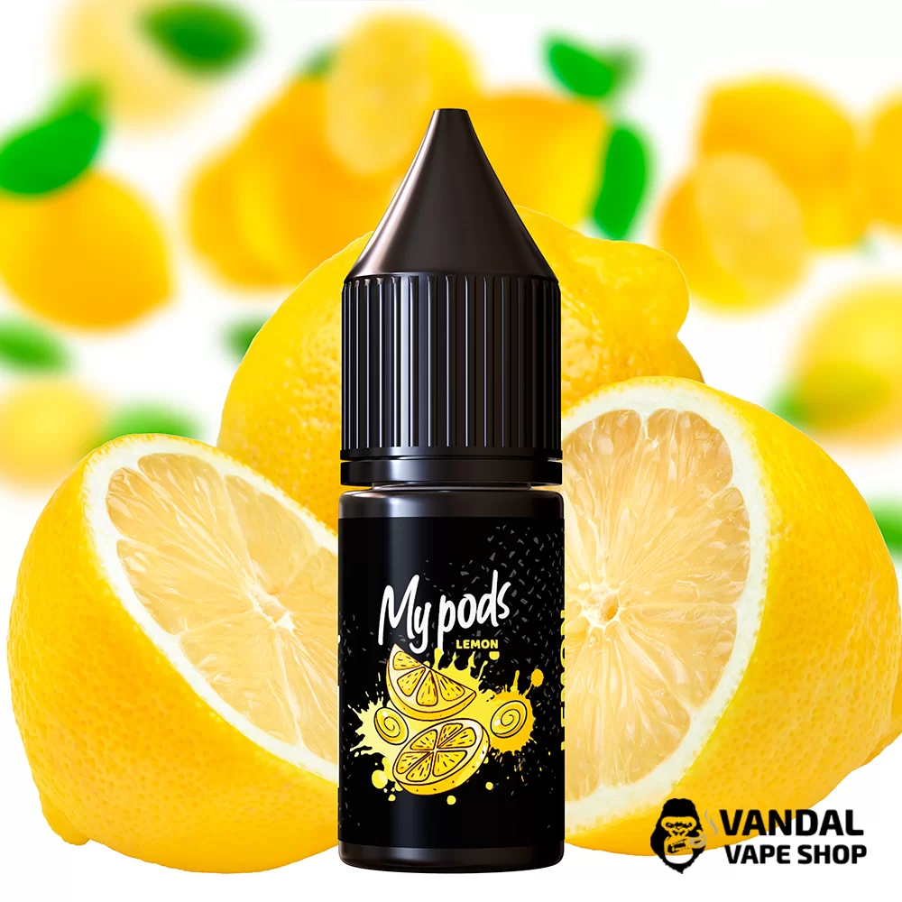 Жидкость hype - My Pods 10 мл 30 мг на солевом никотине со вкусом лимона Жидкость hype - My Pods 10 мл 30 мг на солевом никотине со вкусом лимона