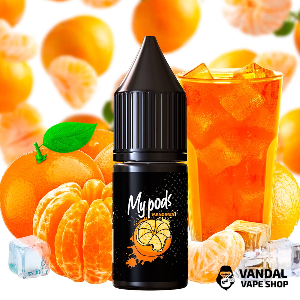 Жидкость hype - My Pods 10 мл 30 мг на солевом никотине со вкусом мандаринового лимонада Жидкость hype - My Pods 10 мл 30 мг на солевом никотине со вкусом мандаринового лимонада