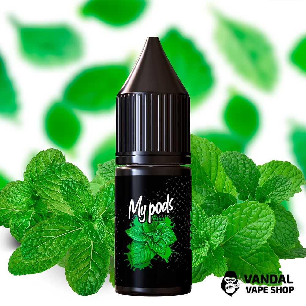 Жидкость hype - My Pods 10 мл 30 мг на солевом никотине со вкусом мяты Жидкость hype - My Pods 10 мл 30 мг на солевом никотине со вкусом мяты
