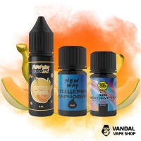 Наборы для самозамеса New Way Black 15 мл 65 мг - Banana Melon