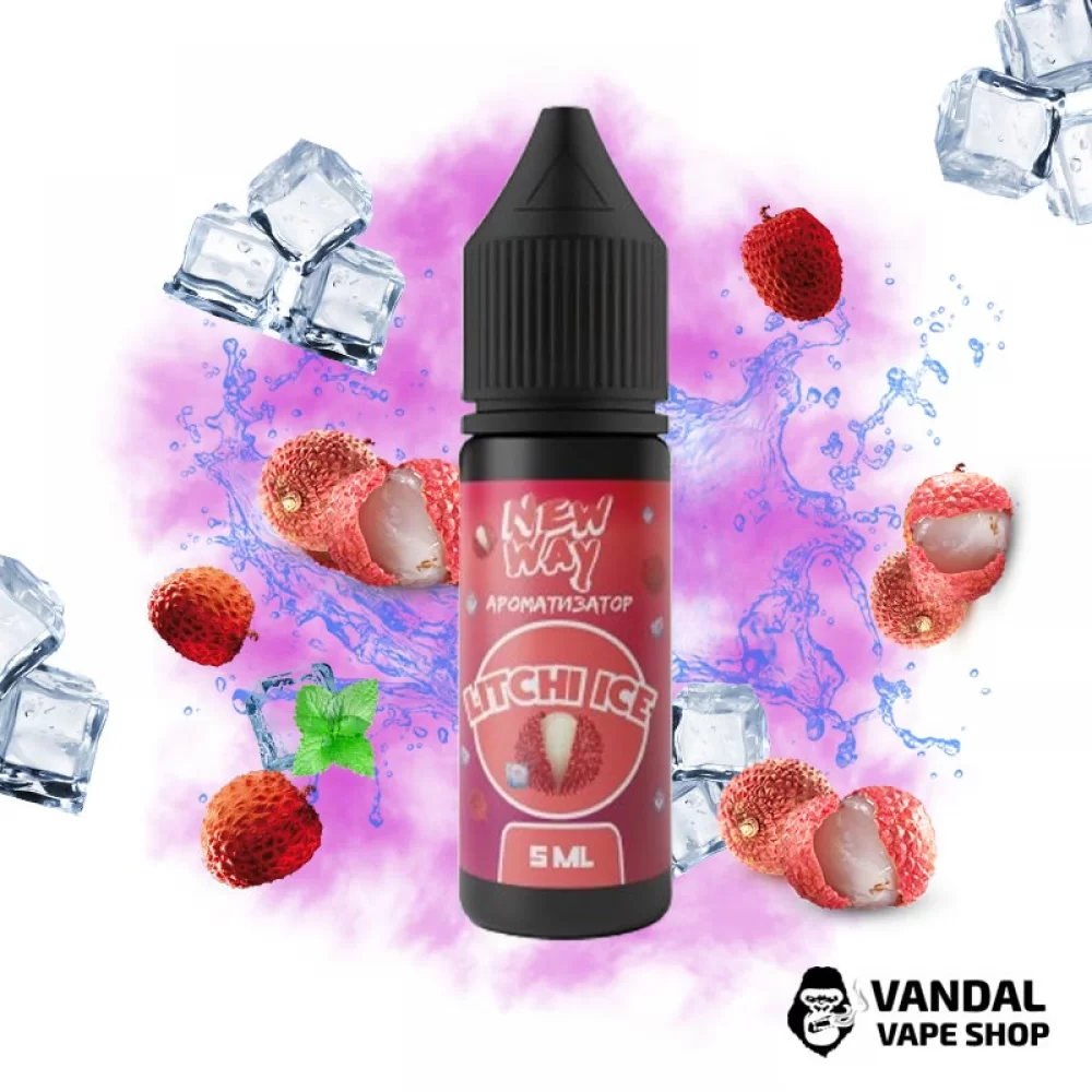 Набор для самозамеса New Way Ice 15 мл 65 мг со вкусом личи с холодком Набор для самозамеса New Way Ice 15 мл 65 мг со вкусом личи с холодком