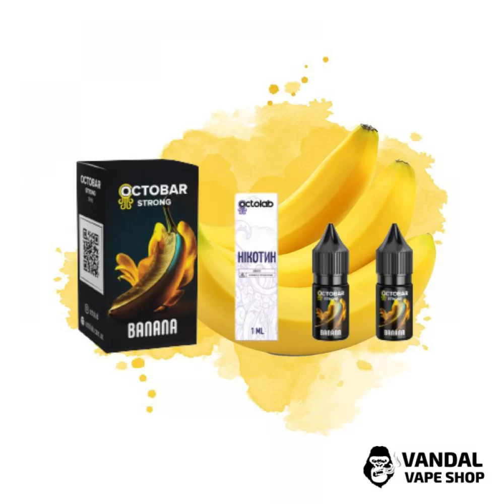 Набор для самозамеса OctoBar Strong 10 мл 50 мг со вкусом банана