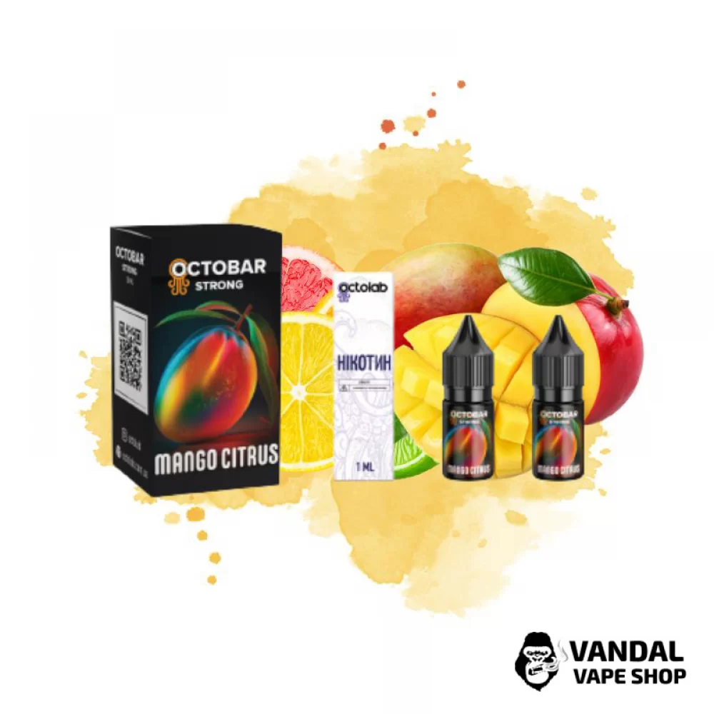 Набор для самозамеса OctoBar Strong 10 мл 50 мг со вкусом манго и мандарина