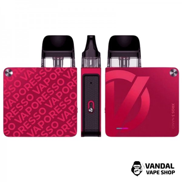 Оригинальный стартовый набор Vaporesso XROS 3 Nano Kit в темно-розовом цвете