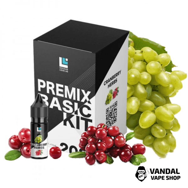 Набір для самозамісу Premix Basic Kit 30 мл 50 мг зі смаком журавлини і винограду