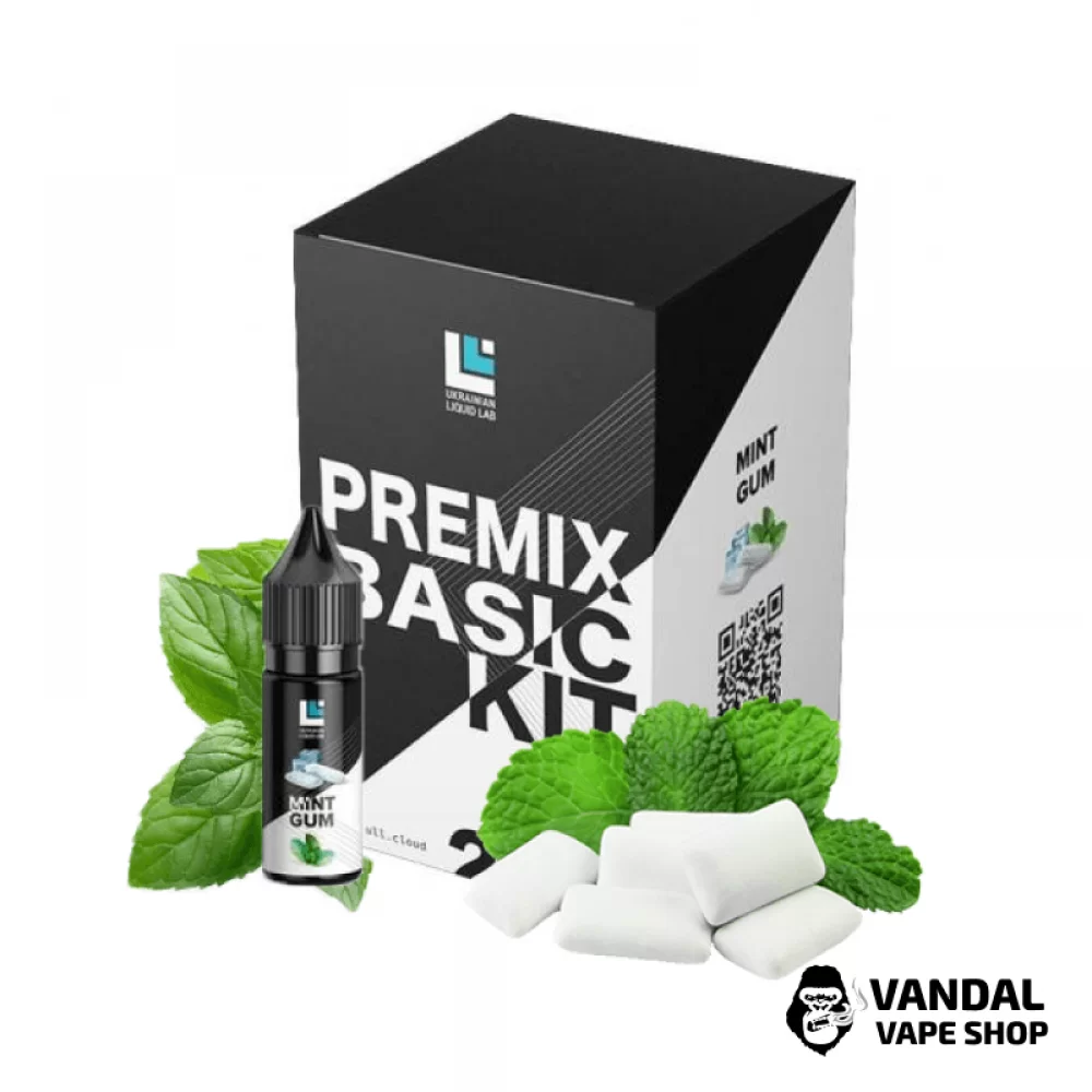 Набор для самозамеса Premix Basic Kit 30 мл 50мг со вкусом мятной жвачки