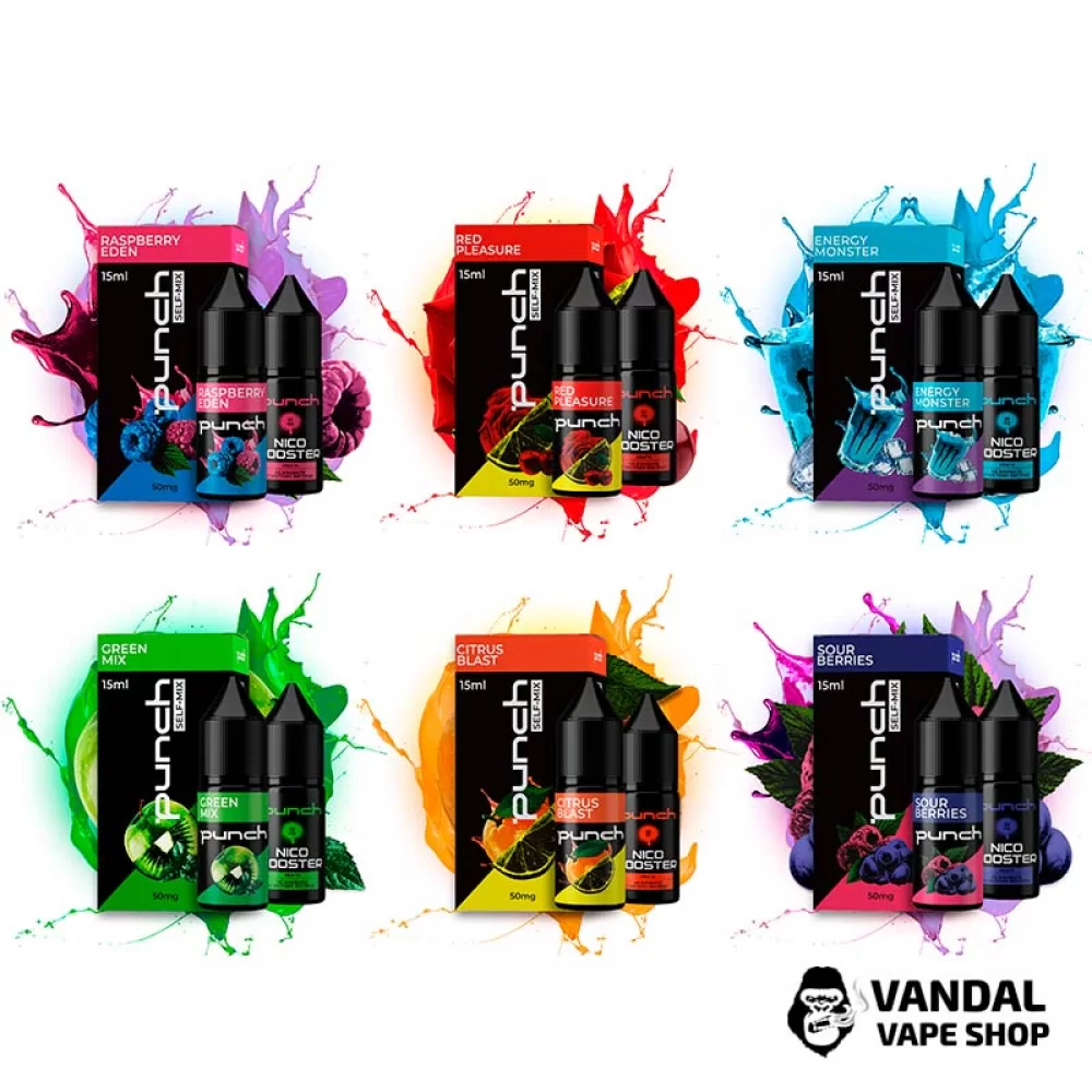 Набір для самозамісу Punch 15 мл на сольовому нікотині Набір для самозамісу Punch 15 мл на сольовому нікотині