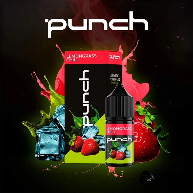 Набір для самозамісу Punch 30 мл на сольовому нікотині зі смаком лемонграс, суниця та лід